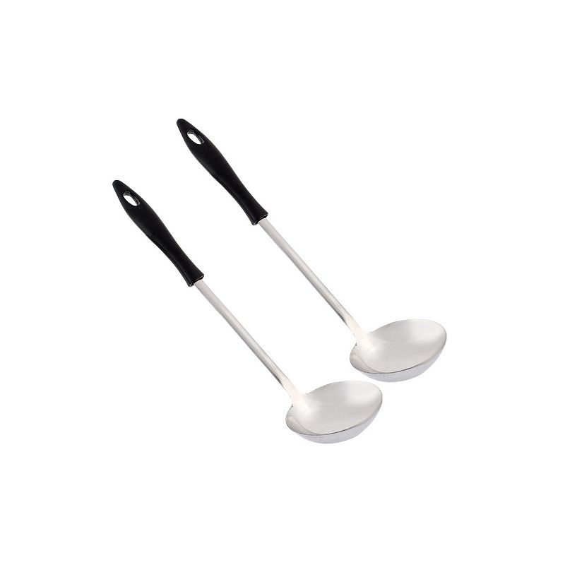 Kitchen Stainless Steel Gravy Stew Soup Spoon Ladle 2pcs