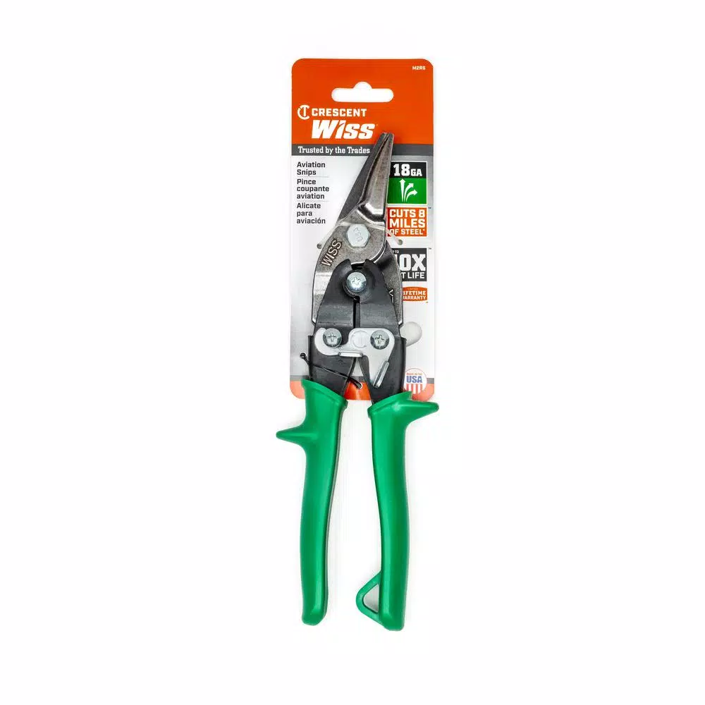 Wiss 9-3/4 in. Compound Action Straight and Right Cut Aviation Snips and#8211; XDC Depot