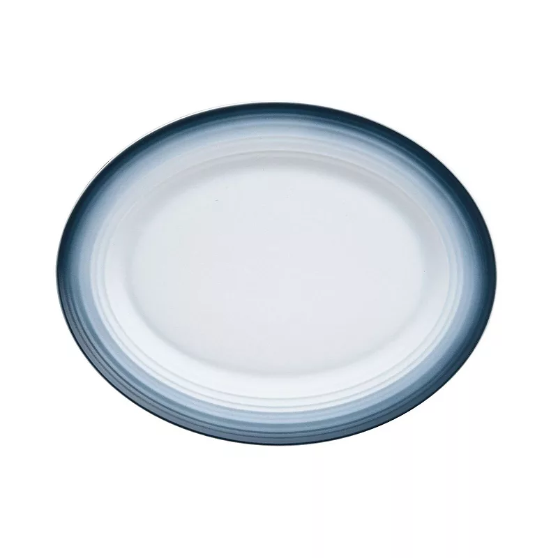 Mikasa Swirl Ombre Oval Serving Platter