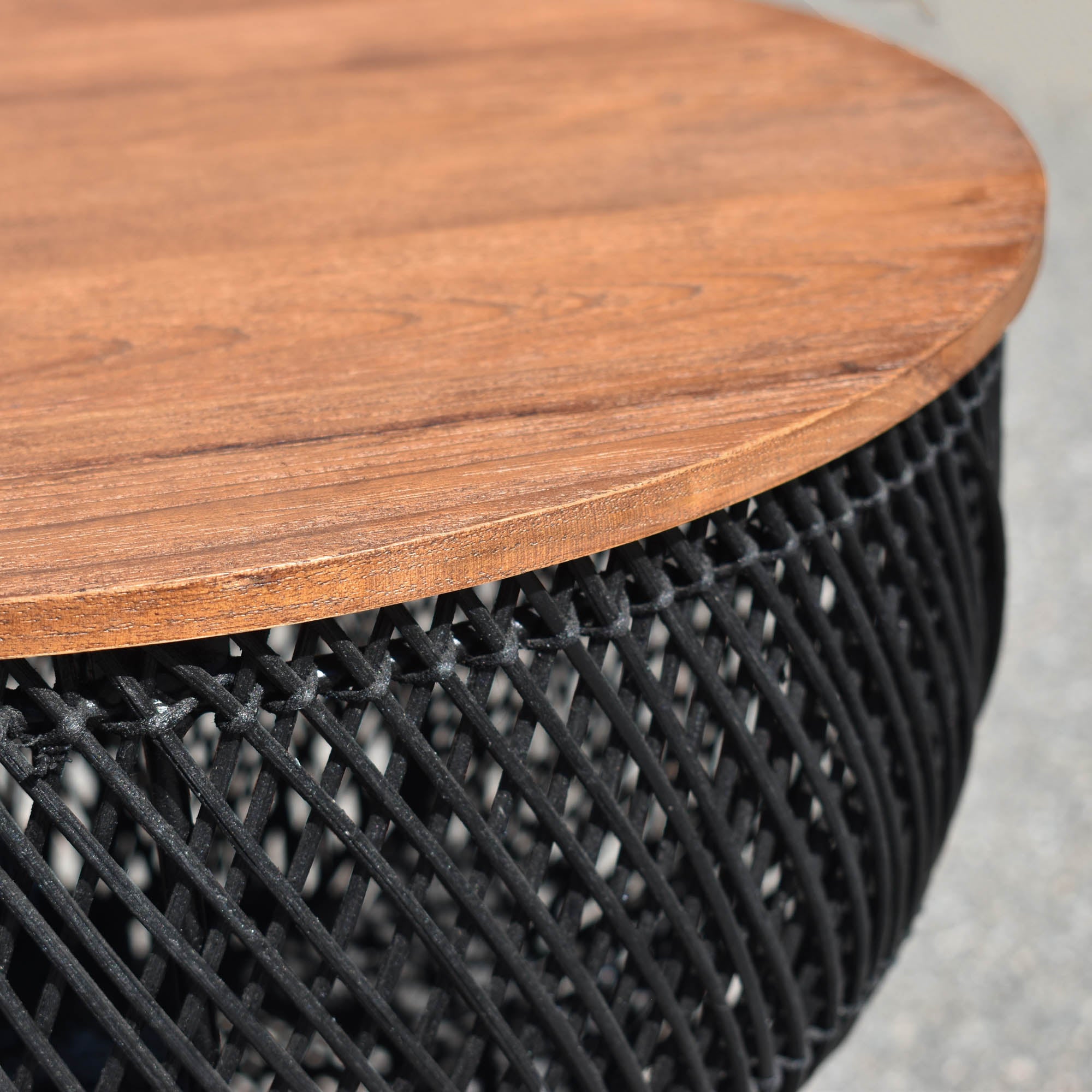 D-Bodhi Wave Side Table - Black