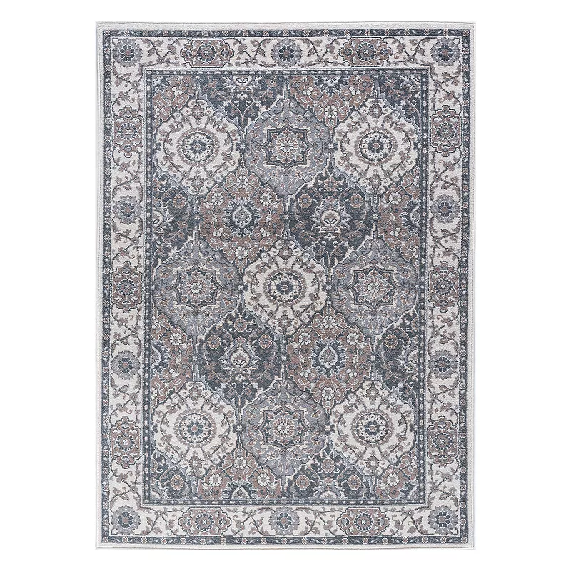 KHL Rugs Newcomb Traditional Framed Floral Rug