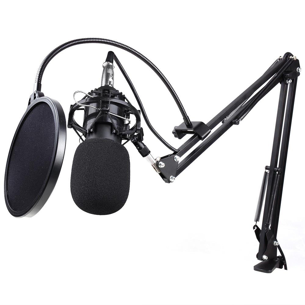 Yescom BM800 Condenser Microphone & Shock Mount Kit