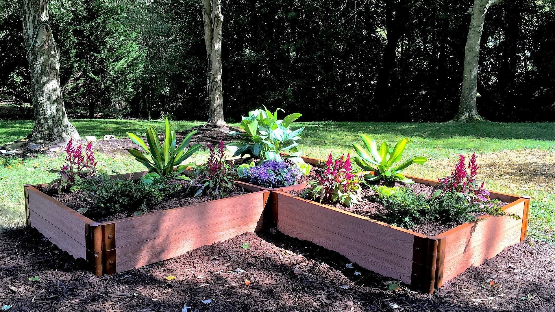 'Arrowhead' - 8' x 8' Straight Corner Raised Garden Bed