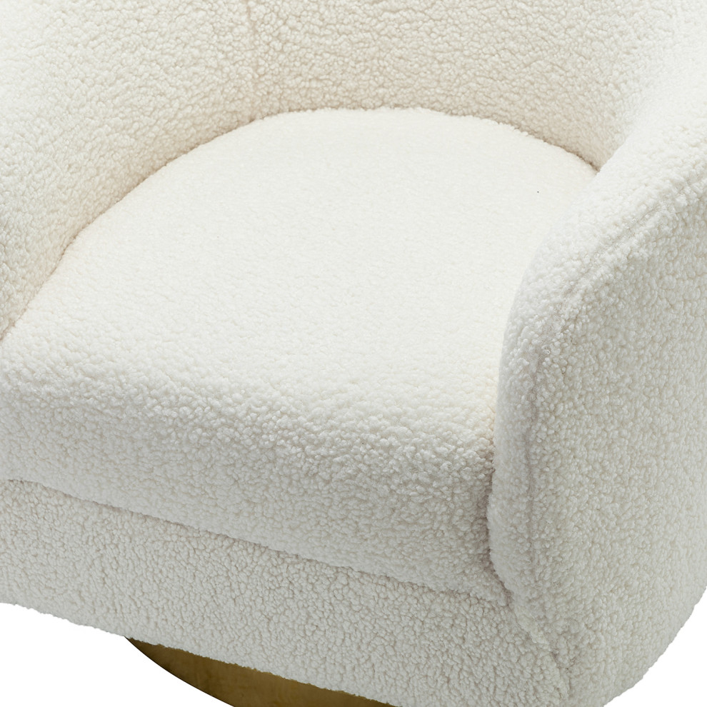 Swivel Barrel Chair  Set of 2   Contemporary   Armchairs And Accent Chairs   by Karat Home  Houzz