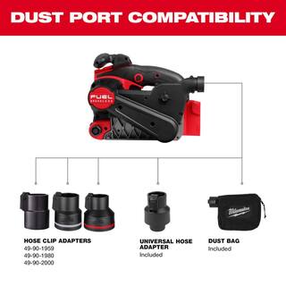 MW M18 FUEL 18-Volt Lithium-Ion Cordless Belt Sander with One 5.0 Ah Battery and Charger 2832-20-48-59-1850