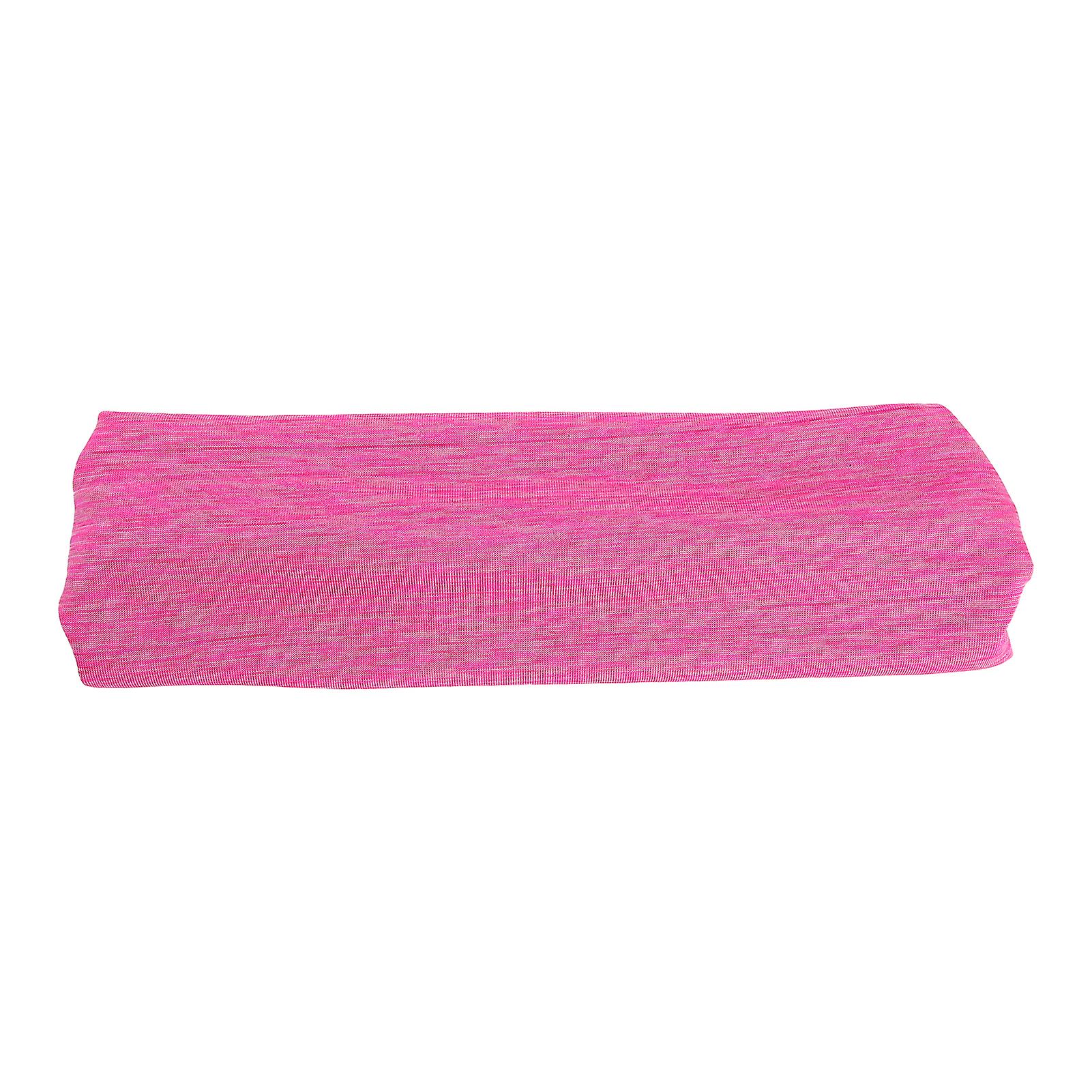 Elastic Headbands Nonslip Sweat Hair Wrap Sport Workout Stretch Headwraps For Men Womenrose Red