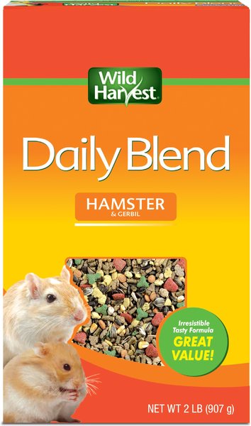 Wild Harvest Daily Blend Hamster and Gerbil Food， 2-lb bag