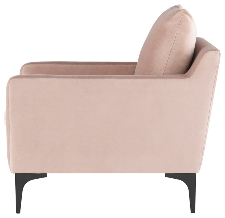 Anders Single Seat Sofa With Legs   Midcentury   Armchairs And Accent Chairs   by Nuevo  Houzz