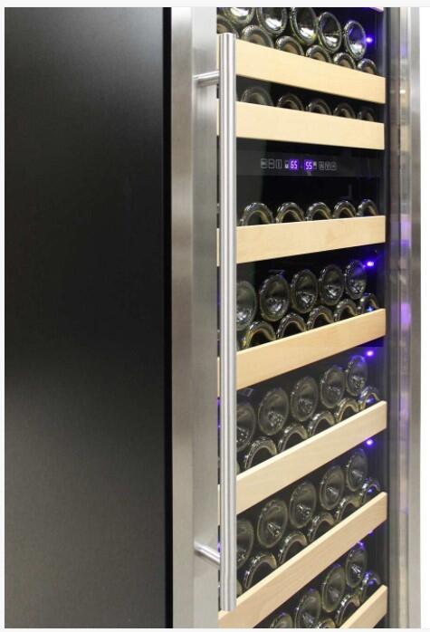 Element by Vinotemp EL168WCST Connoisseur Series 24 Inch Stainless Steel Wine Cooler