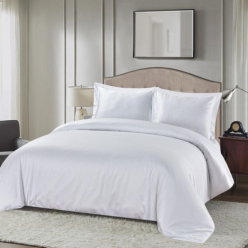 Oversized Viscose Cotton 3-Piece Duvet Cover Set