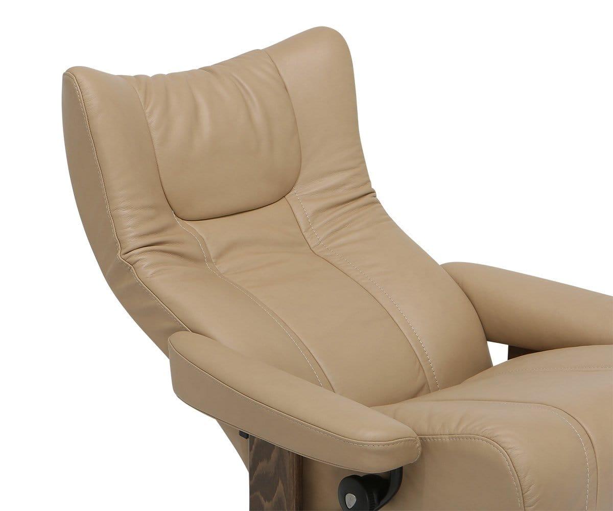 Stressless® Wing Power Leg & Back Recliner