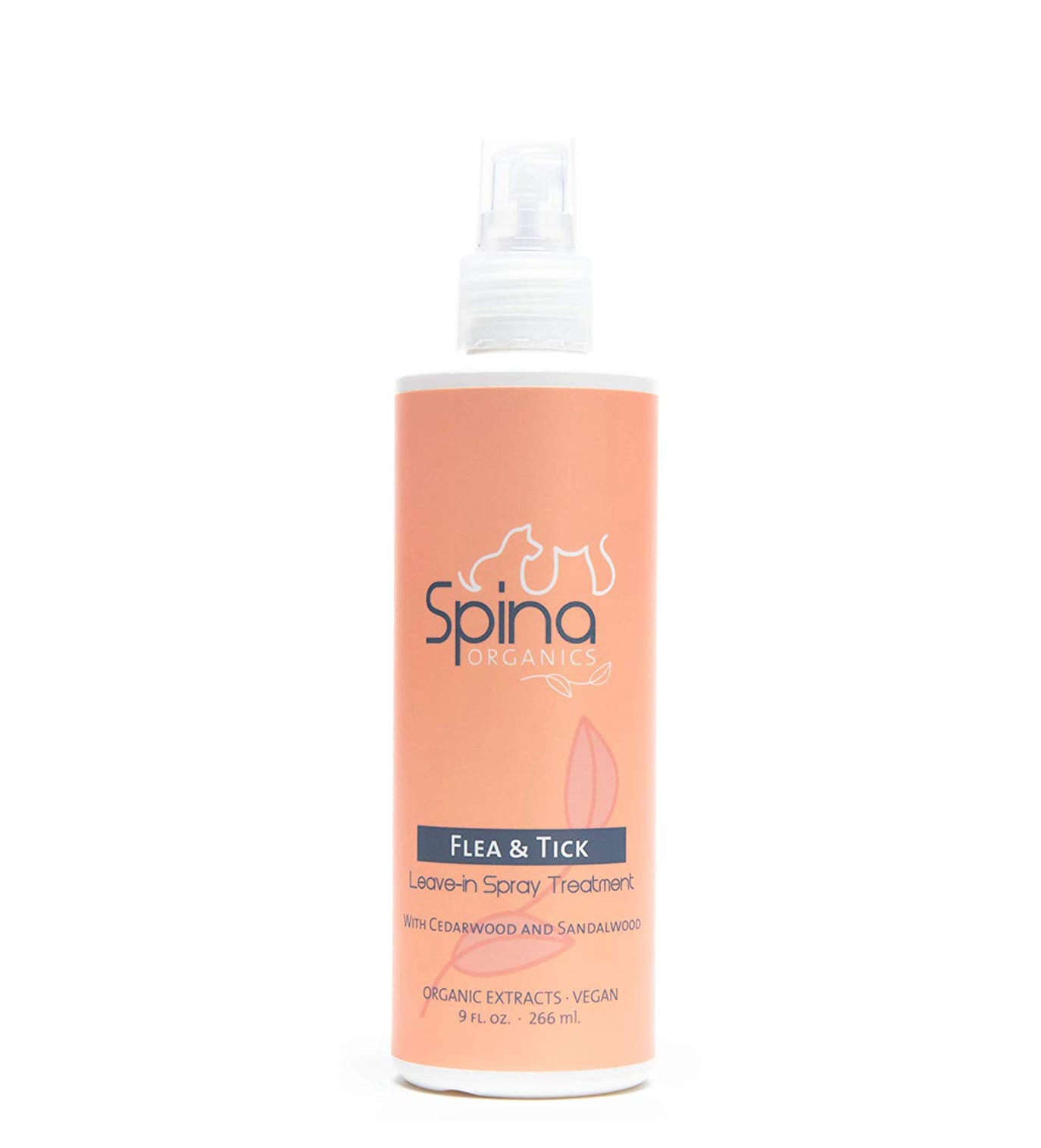 Spina Organics Flea and Tick Leave-in Treatment Spray for Dogs