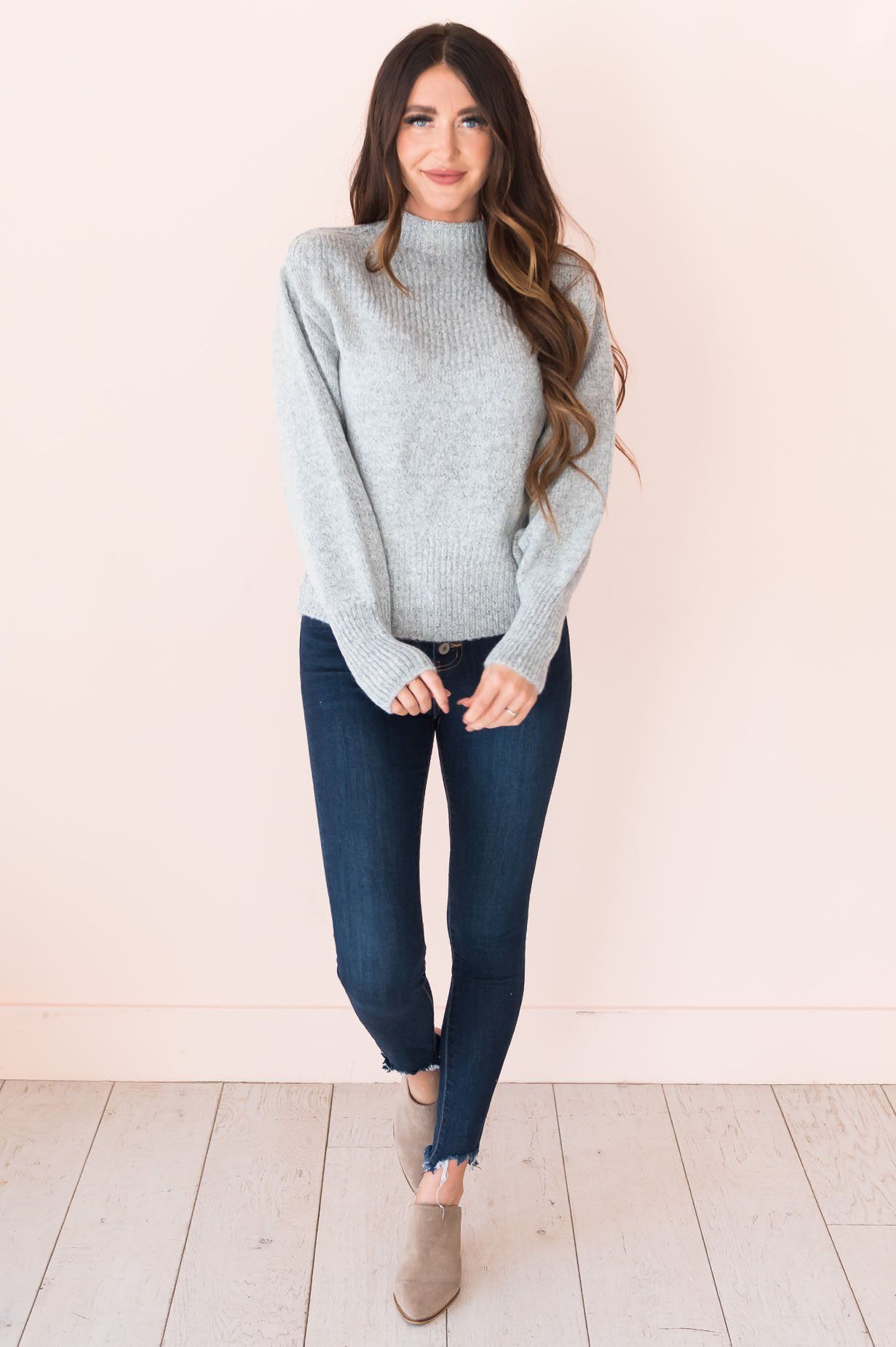 Trendy Basic Modest Turtleneck