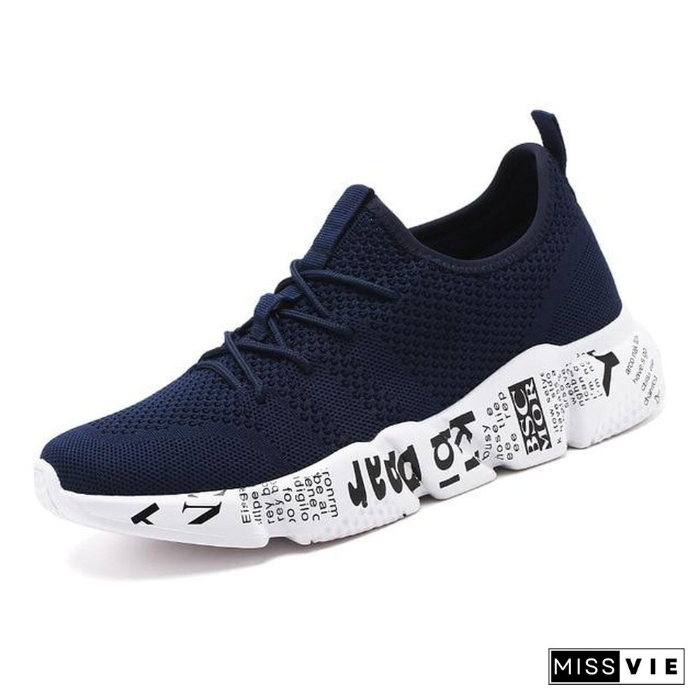 Men Casual High Quality Fashion Style Shoes Comfortable Mesh Outdoor Walking Jogging Sneakers Tenis Masculino