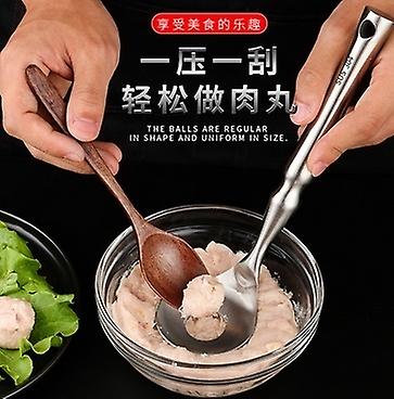 304 Stainless Steel Meatball Spoon Creative Lazy Squeeze Meatball Making Artifact Kitchen Gadget