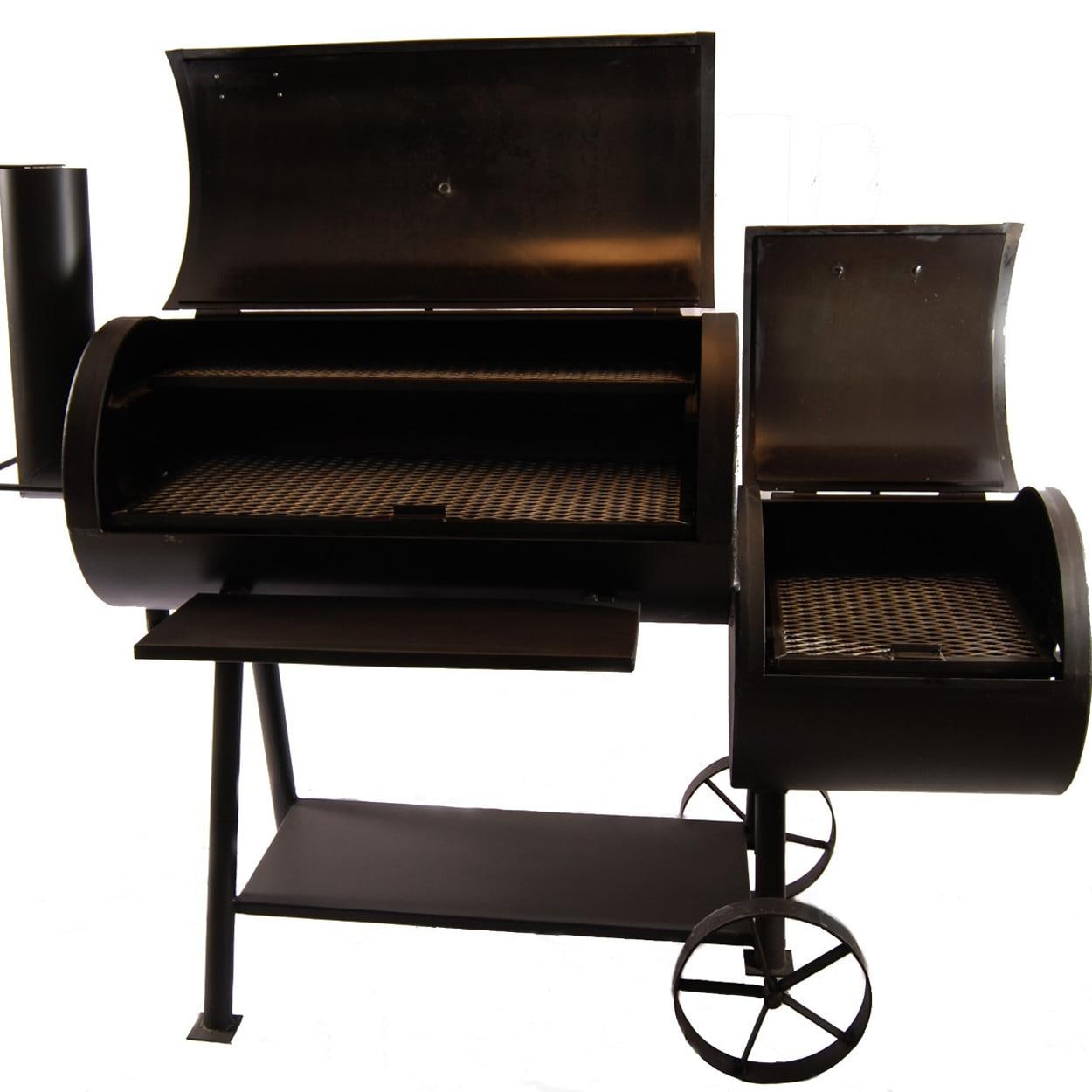 Old Country BBQ Pits Brazos 35-Inch Offset Charcoal Smoker