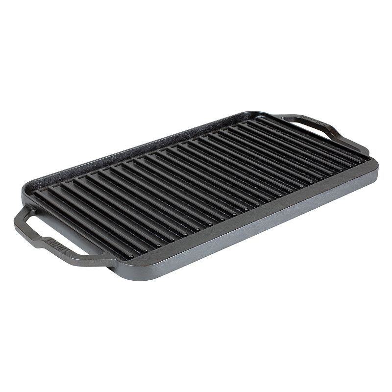 Lodge Chef Collection Pre-Seasoned Cast Iron Double Burner