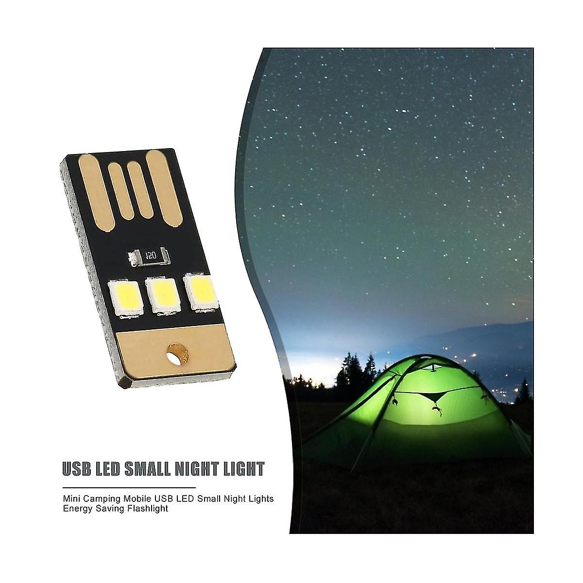 10pcs Camping Night Hiking Tent Lamp Light Outdoor Portable Energy Saving Flashlight Mini Mobile Us