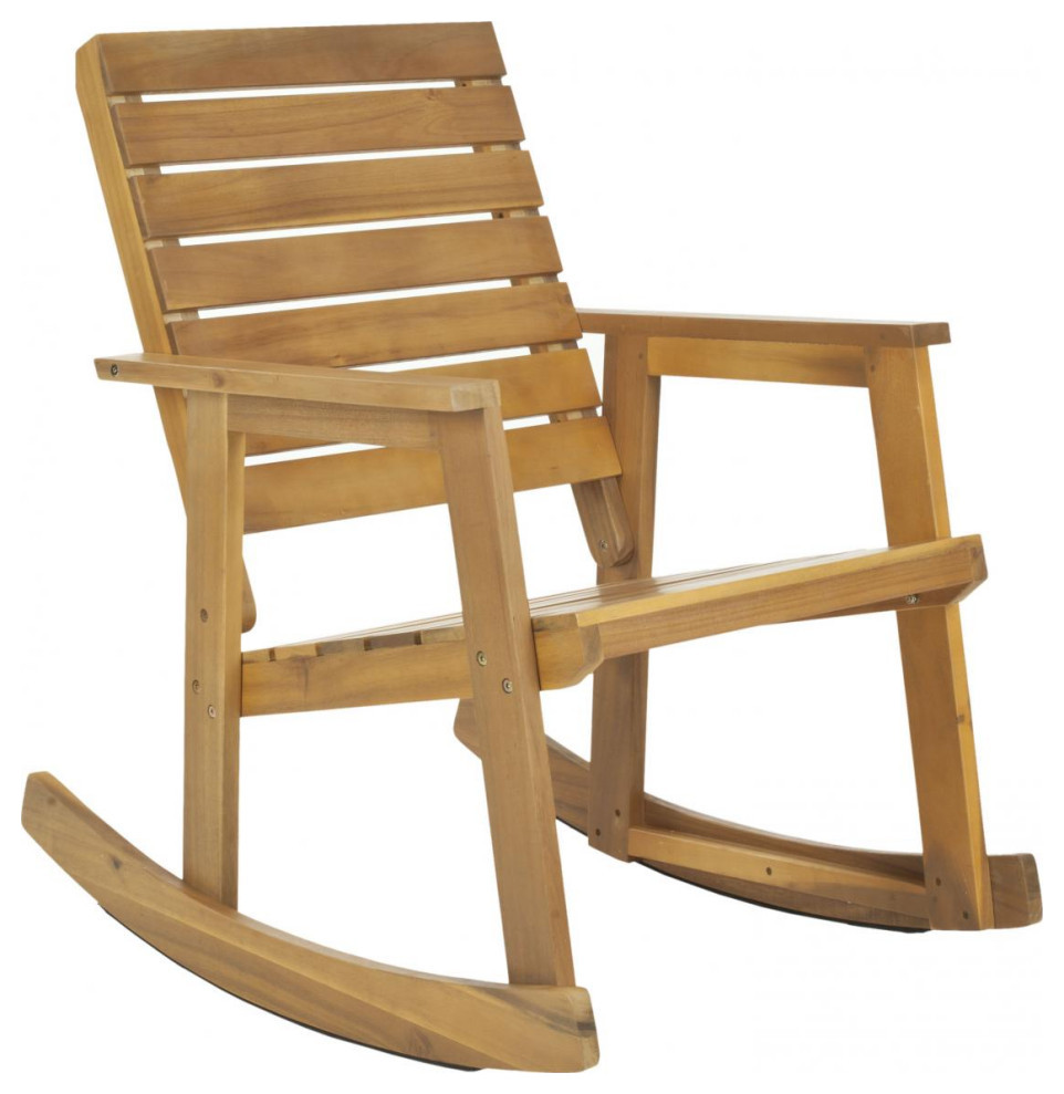 Lexie Rocking Chair Natural Brown   Modern   Rocking Chairs   by Virgil Stanis Design  Houzz