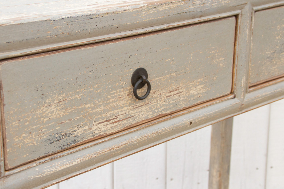 Country Style Painted Console Table   Farmhouse   Console Tables   by De cor  Houzz