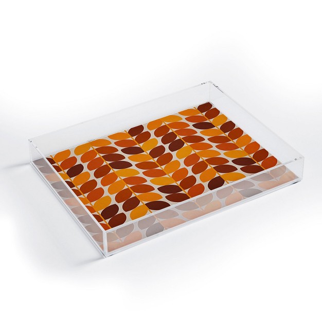 Alisa Galitsyna Fall Leaves 1 Acrylic Tray Deny Designs