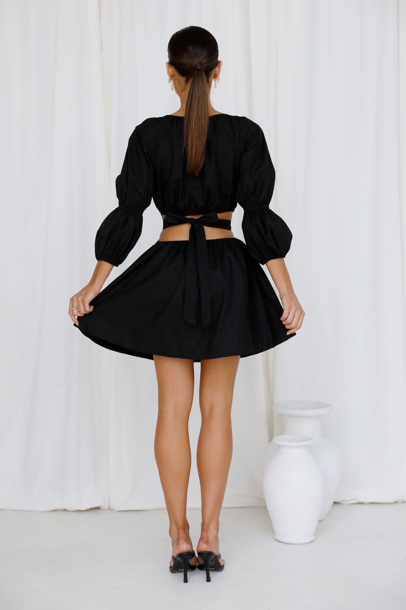 Play To My Heart Dress Black