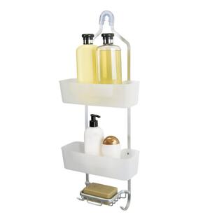 Bath Bliss Aluminum Shower Caddy in White 24531-ALU-WHITE