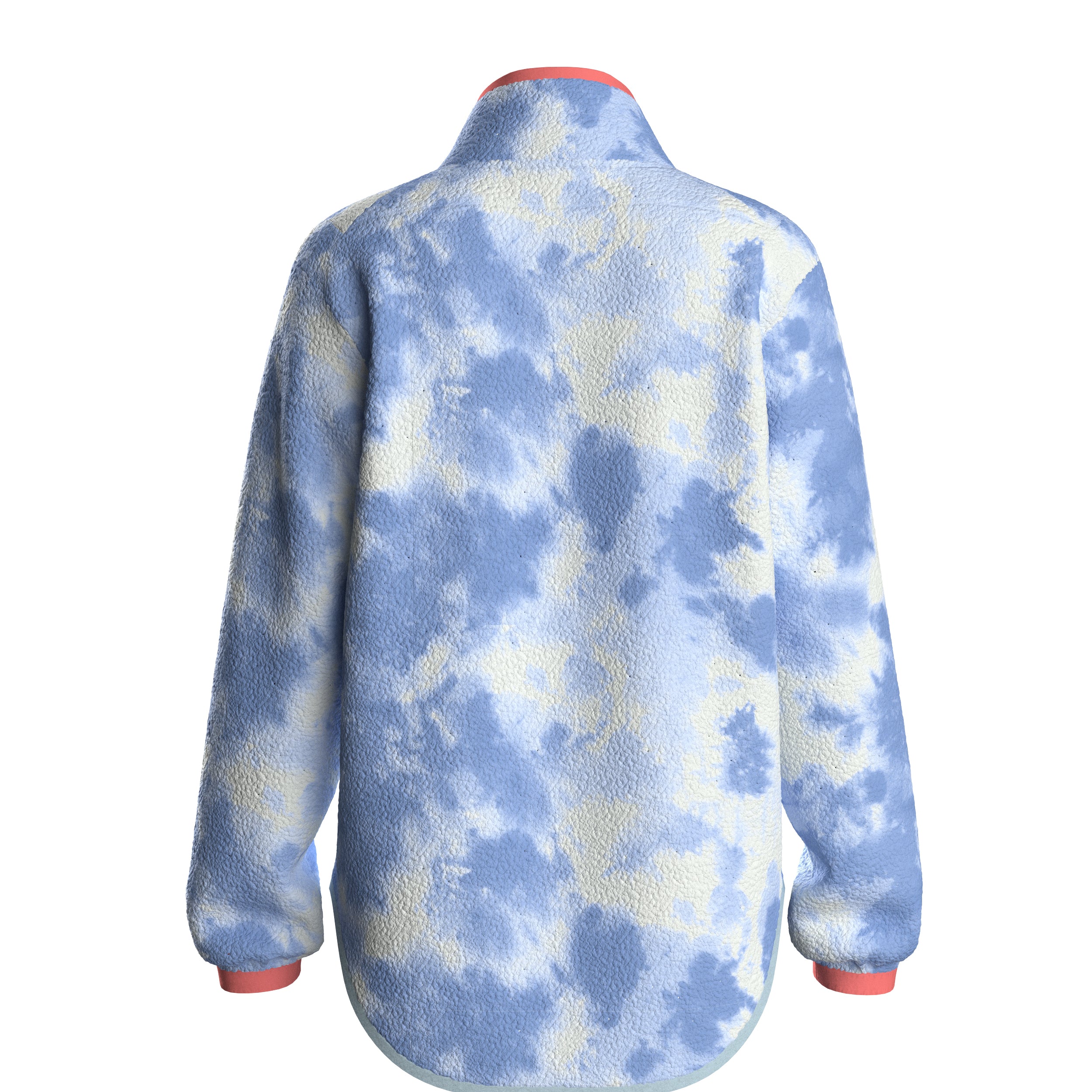 Sorrel Recycled Polar Fleece - Tie Dye Cornflower