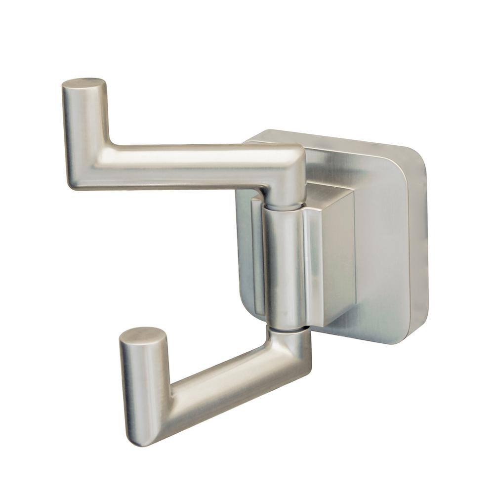 Speakman Kubos Double Robe Hook in Brushed Nickel SA-2408-BN