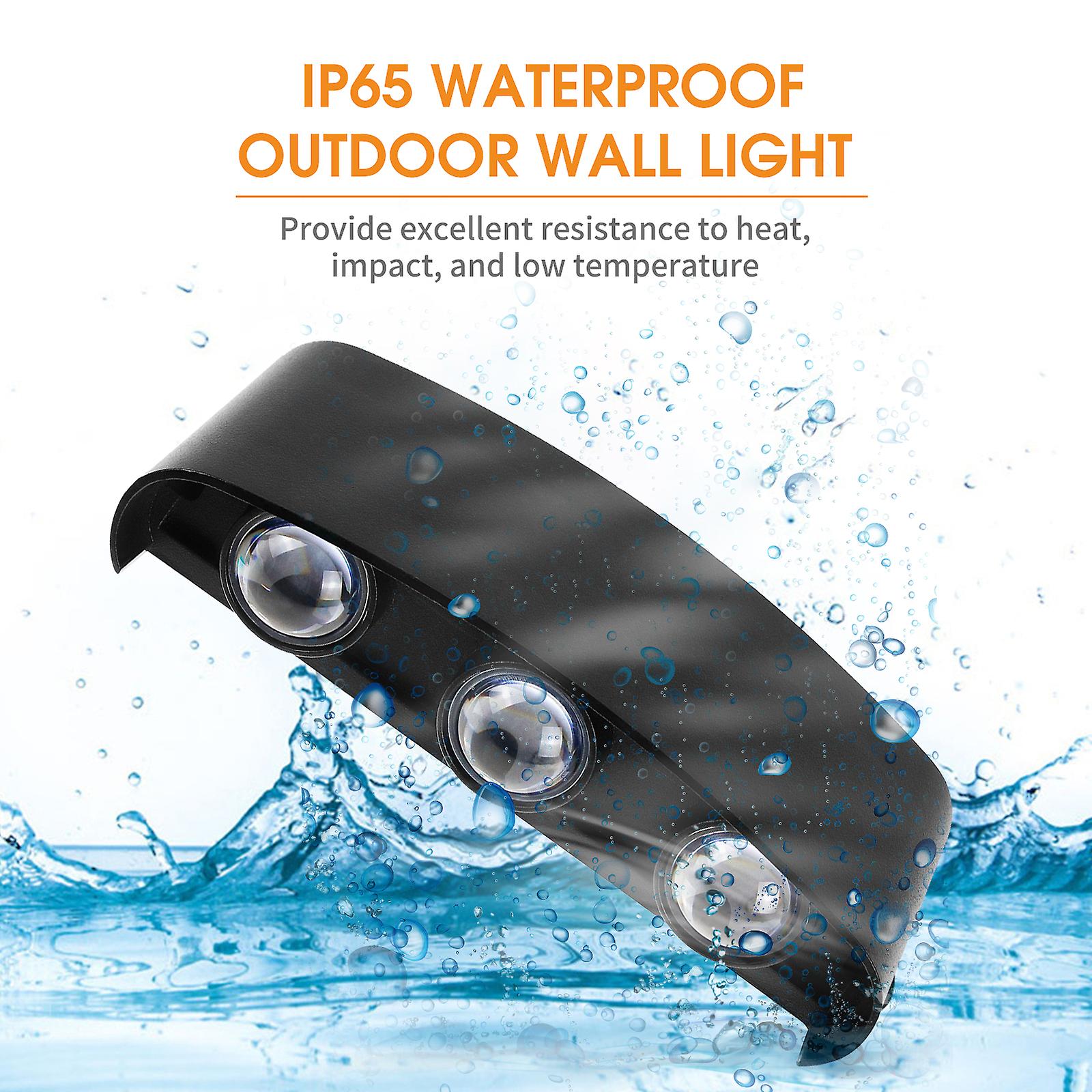 Outdoor Wall Light Up And Down Lights Aluminum Ip65 Waterproof Outdoor Wall Lamps Wall Mount Wall Sconce For Courtyard Hallway Porch No.225279