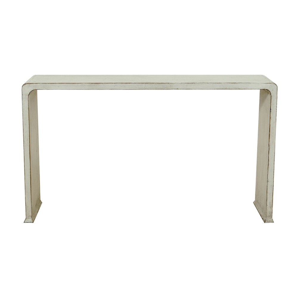 Artissance Peking Ming Console Table  59.8 Inch Tall  Off White Finish