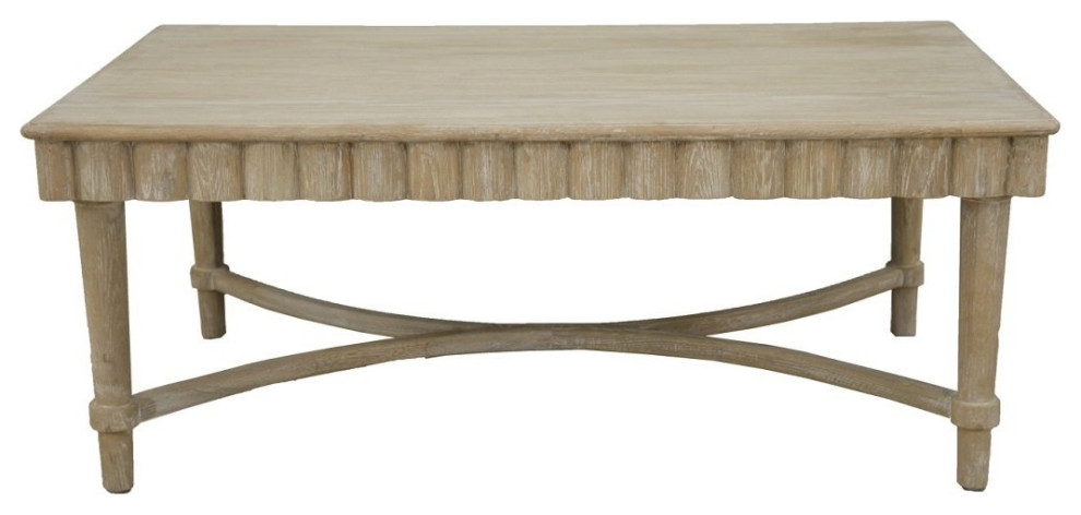 Manos Wood Coffee Table   Midcentury   Coffee Tables   by Lillian Home  Houzz