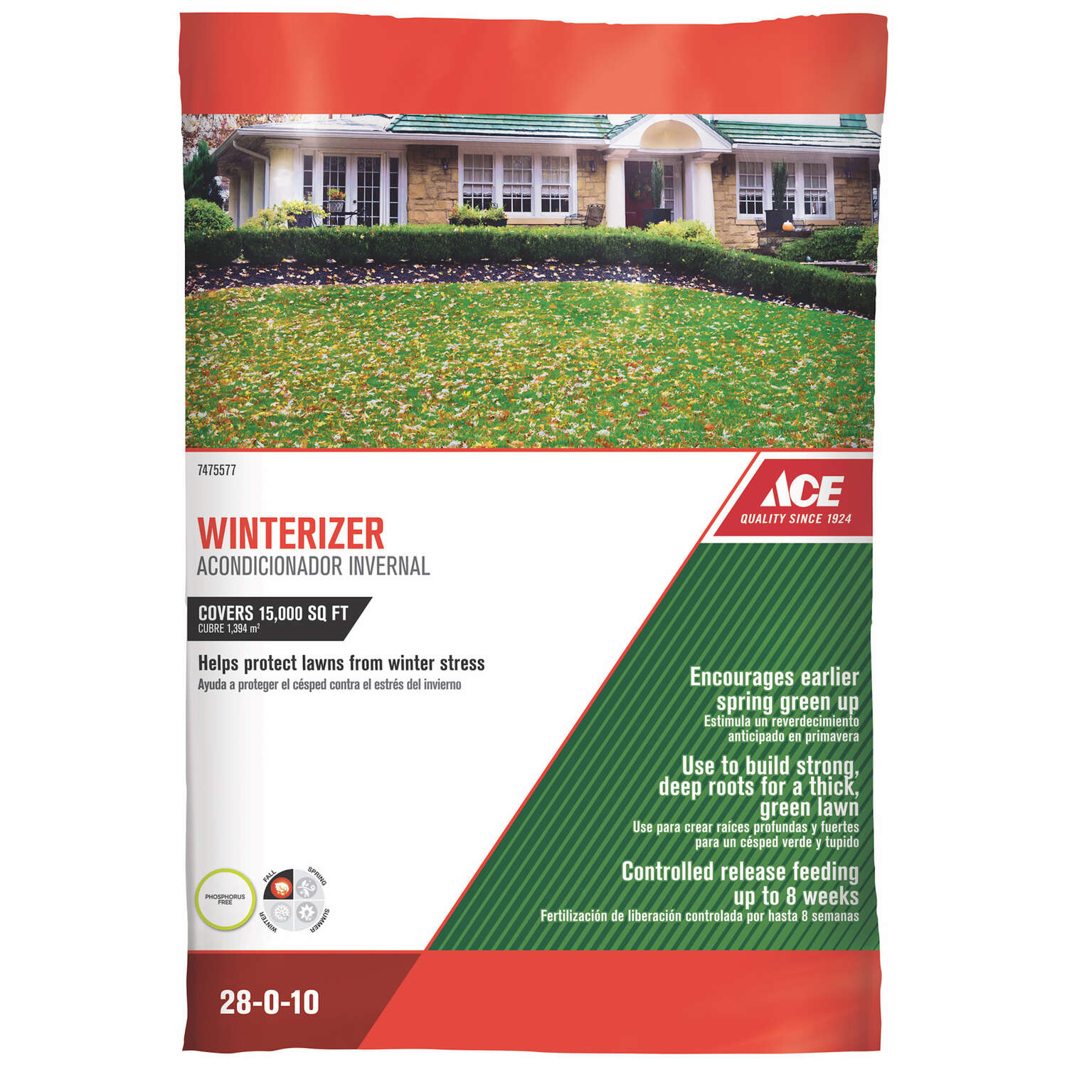 Ace 4 Step Annual Program Lawn Fertilizer For All Grasses 15000 sq ft