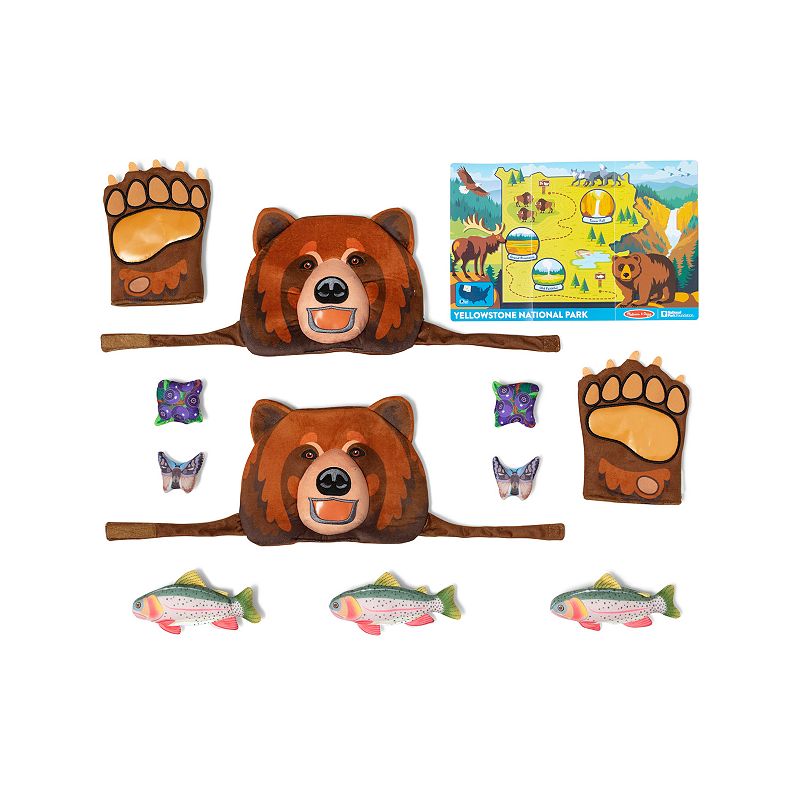 Melissa and Doug Yellowstone National Park Grizzly Bear Games and Pretend Play Set