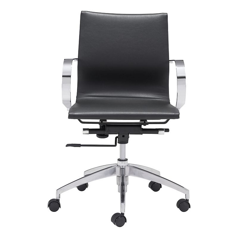 Zuo Modern Low Back Adjustable Glider Desk Chair