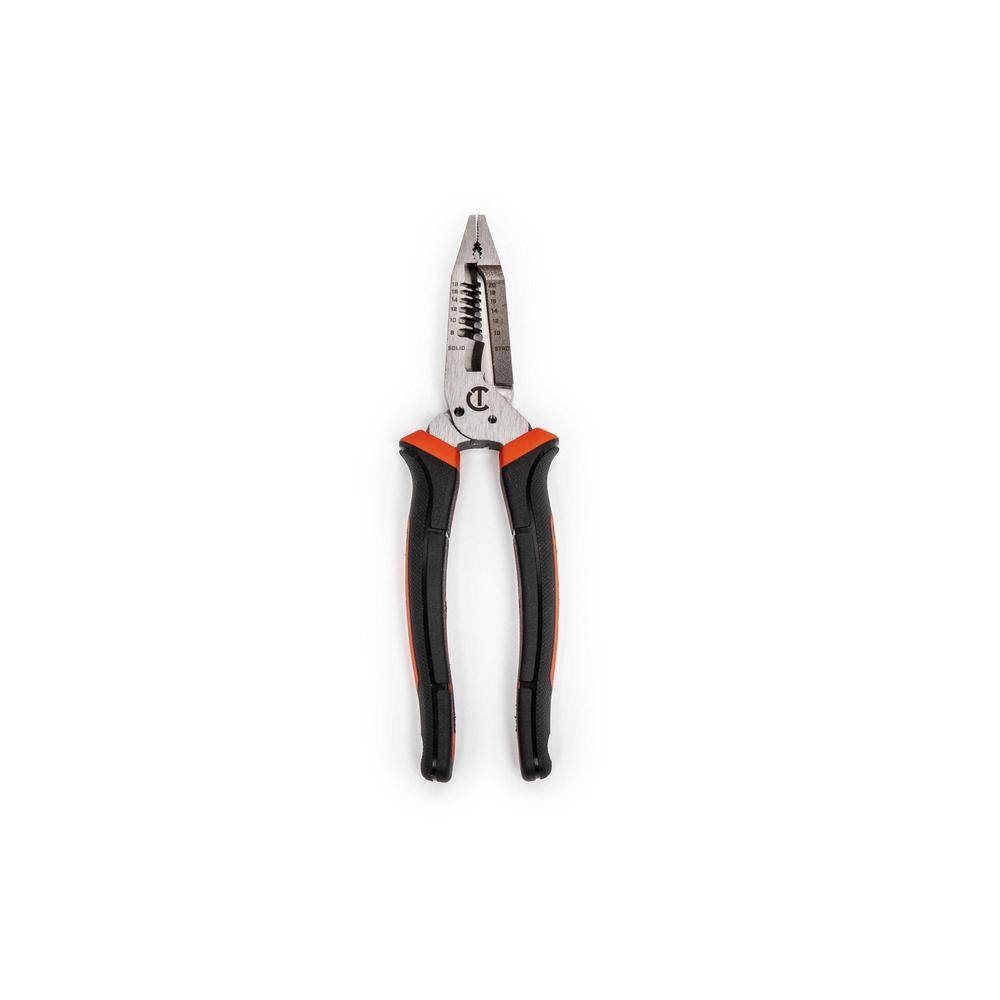 Crescent 8 in. Heavy-Duty Wire StripperCutter CTWIRES