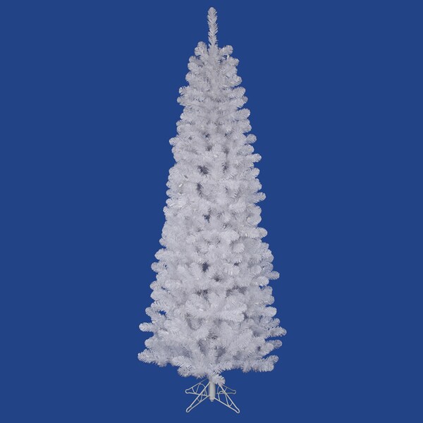 8.5' x 40 White Salem Pencil Pine Tree with 877 PVC Tips