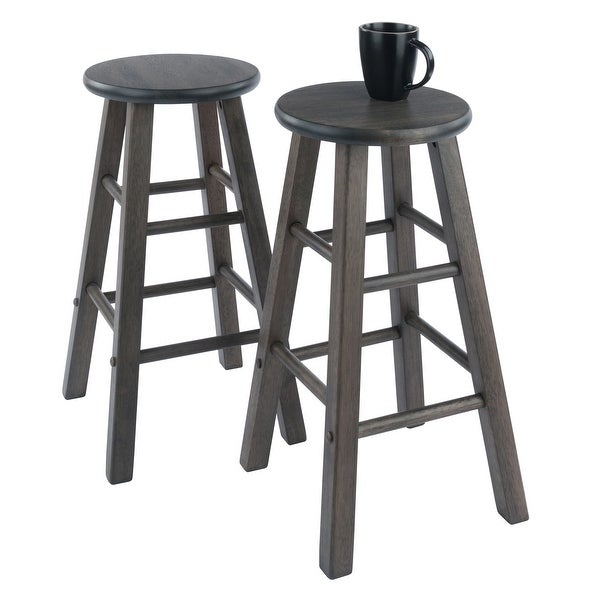 Element 2-Pc Counter Stool Set - 13.39 x 13.39 x 23.86 inches