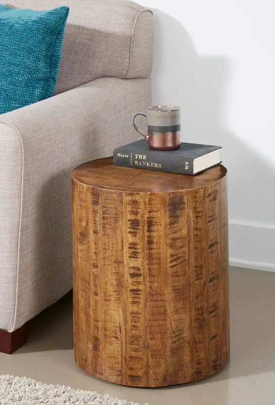 Callaway Natural Wood Accent Table