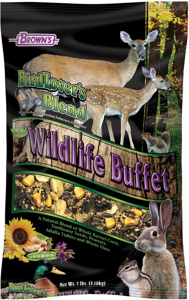 Brown's Bird Lover's Blend Wildlife Buffet Nature's Harvest Wild Bird Food