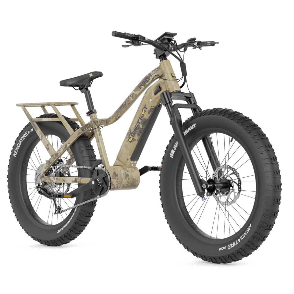 QuietKat Warrior 1000W Veil Poseidon Camo EBike  17in