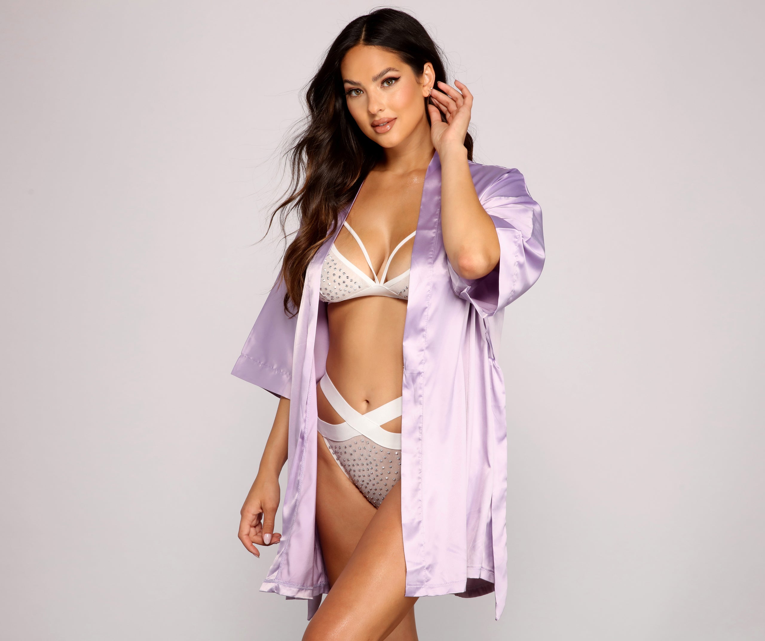 Sleek And Stunning Satin Robe