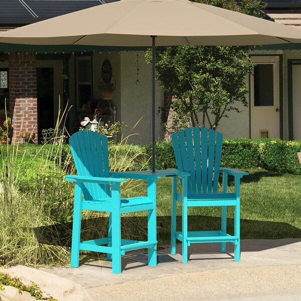 Patio Bar Stools Chairs Outdoor Tall Adirondack Arm Chairs Set of 2and4