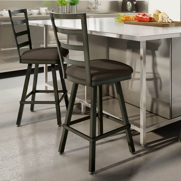 Amisco Century Swivel Counter and Bar Stool