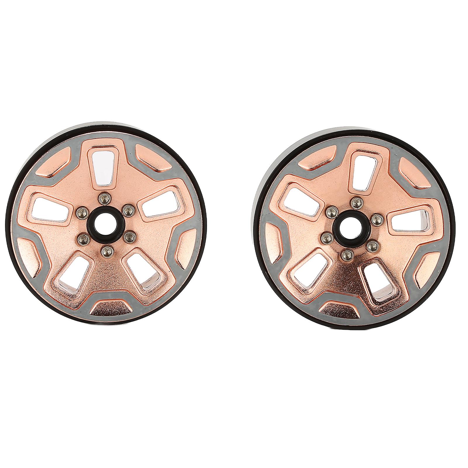 Rc Crawler Wheel Hub Safe Reliable Durable High Hardness Practical Stable Rc Wheel Rims Hub For Axialscx10