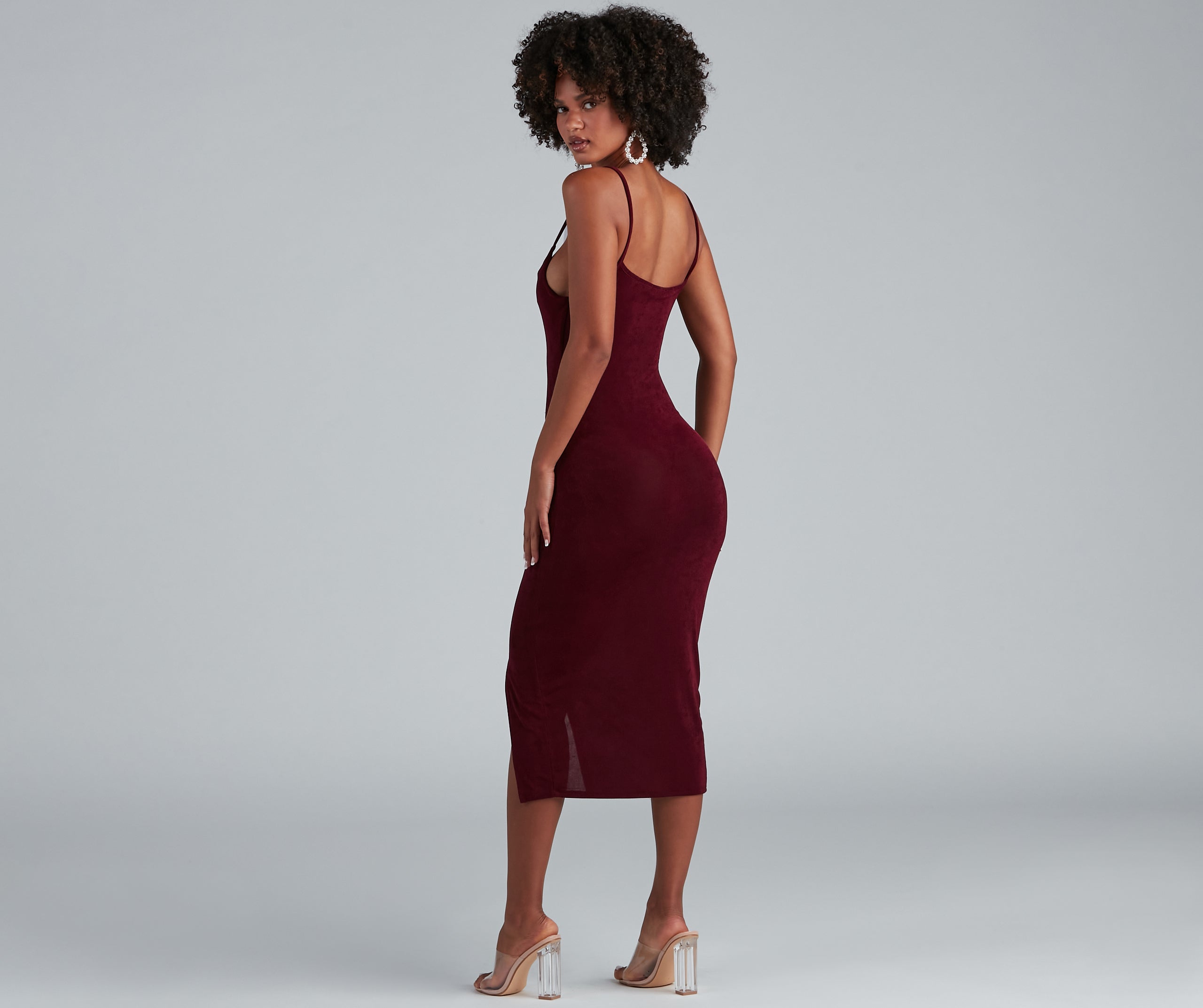 Curves Ahead Midi Bodycon Dress