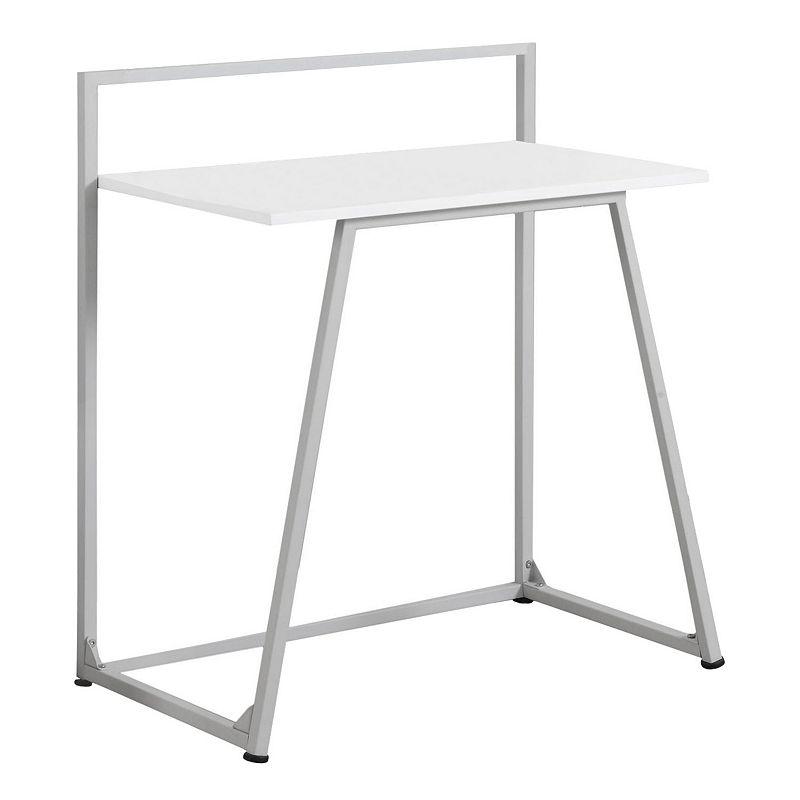 34 White Contemporary Rectangular Computer Desk