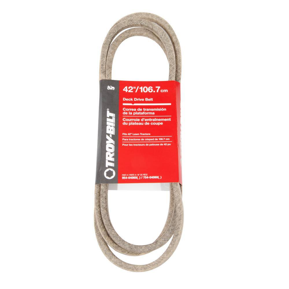 Troy-Bilt Original Equipment 42 in. Deck Drive Belt for Troy-Bilt Lawn Tractors Replaces OE# 954-04060  754-04060 490-501-Y044