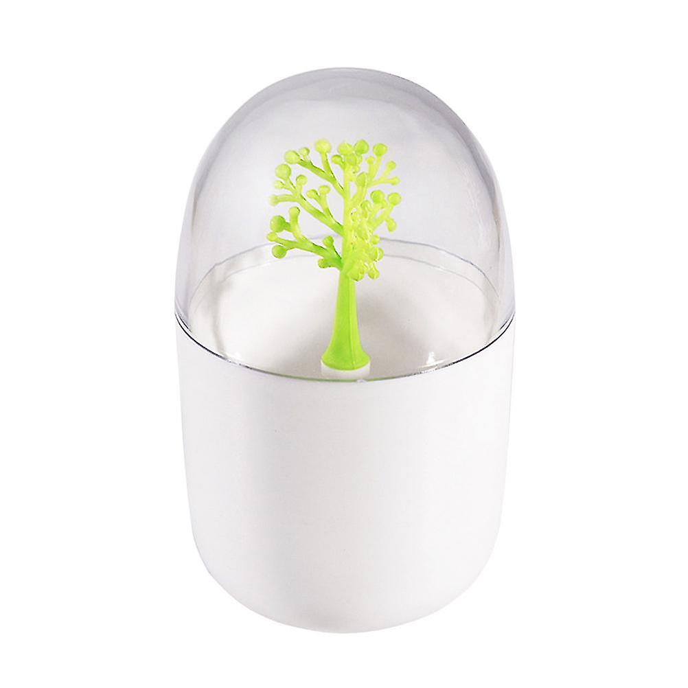 Creative Toothpick Box Toothpick Holder Portable Toothpick Cotton Swab Holder Box (sapling)