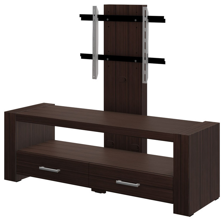 Drako TV Stand   Brown   Contemporary   Entertainment Centers And Tv Stands   by MAXIMAHOUSE  Houzz